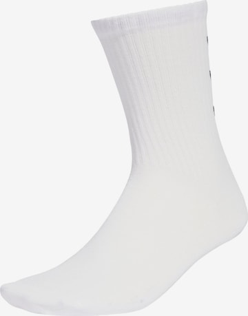 ADIDAS ORIGINALS - Calcetines 'TREFOIL' en blanco: frente