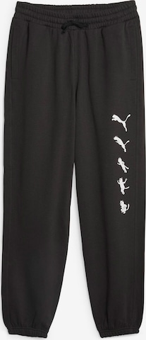 PUMA Tapered Broek in Zwart: voorkant