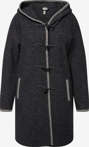 Ulla Popken Winter Jacket in Grey: front