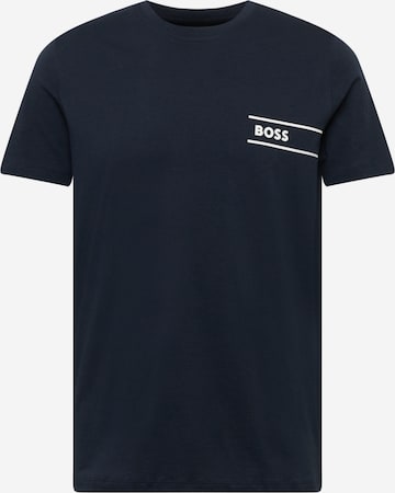 BOSS Orange T-shirt i blå: framsida