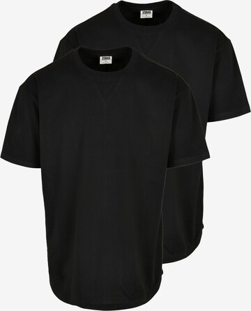 T-Shirt Urban Classics en noir : devant