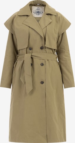 žalia DreiMaster Vintage Demisezoninis paltas: priekis