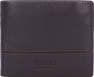 mano Portemonnee 'Don Tommas' in Bruin: voorkant