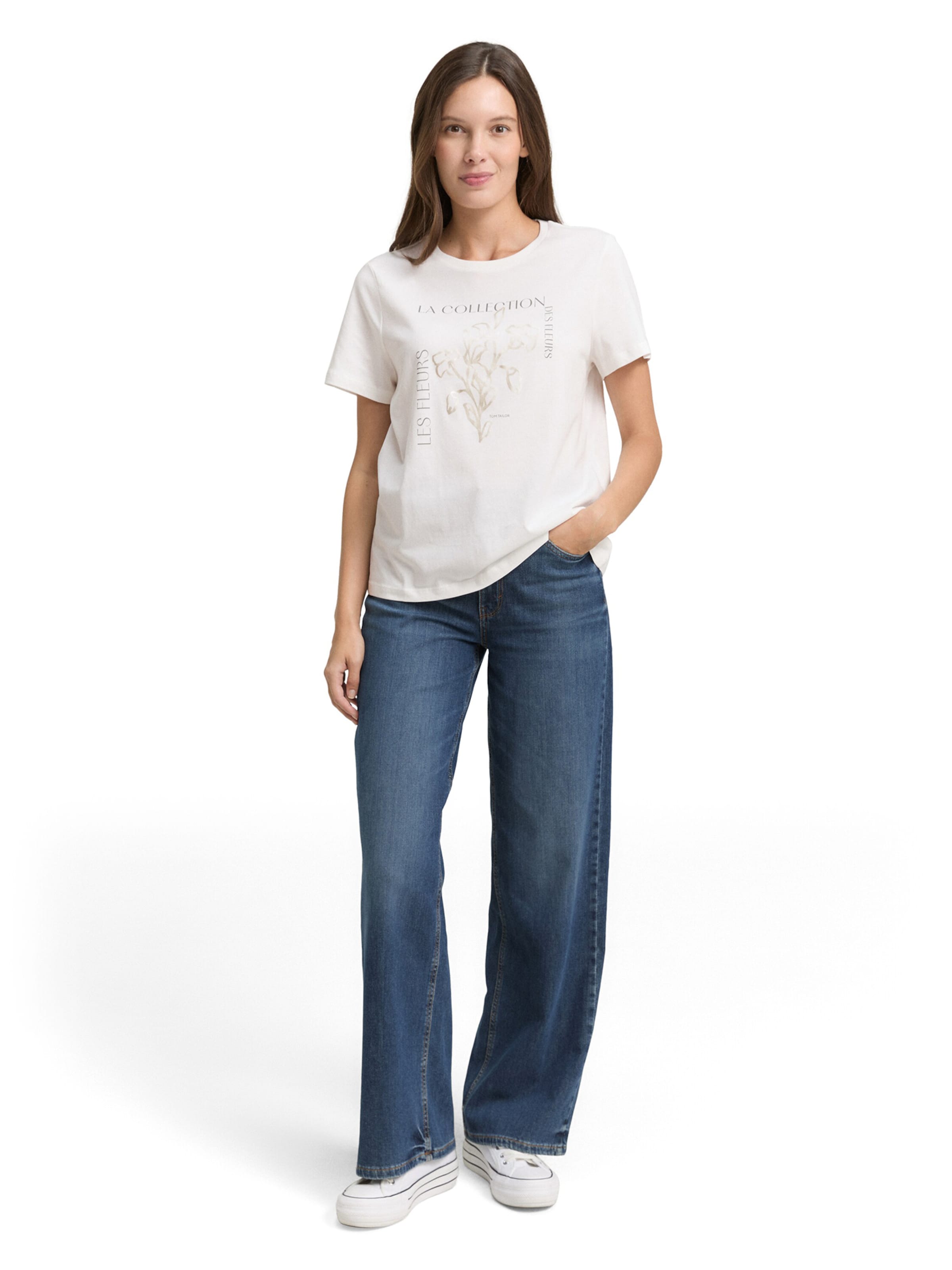 Tricou de la TOM TAILOR pe alb