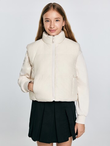 BIG STAR Bodywarmer 'Zoja' in Wit: voorkant