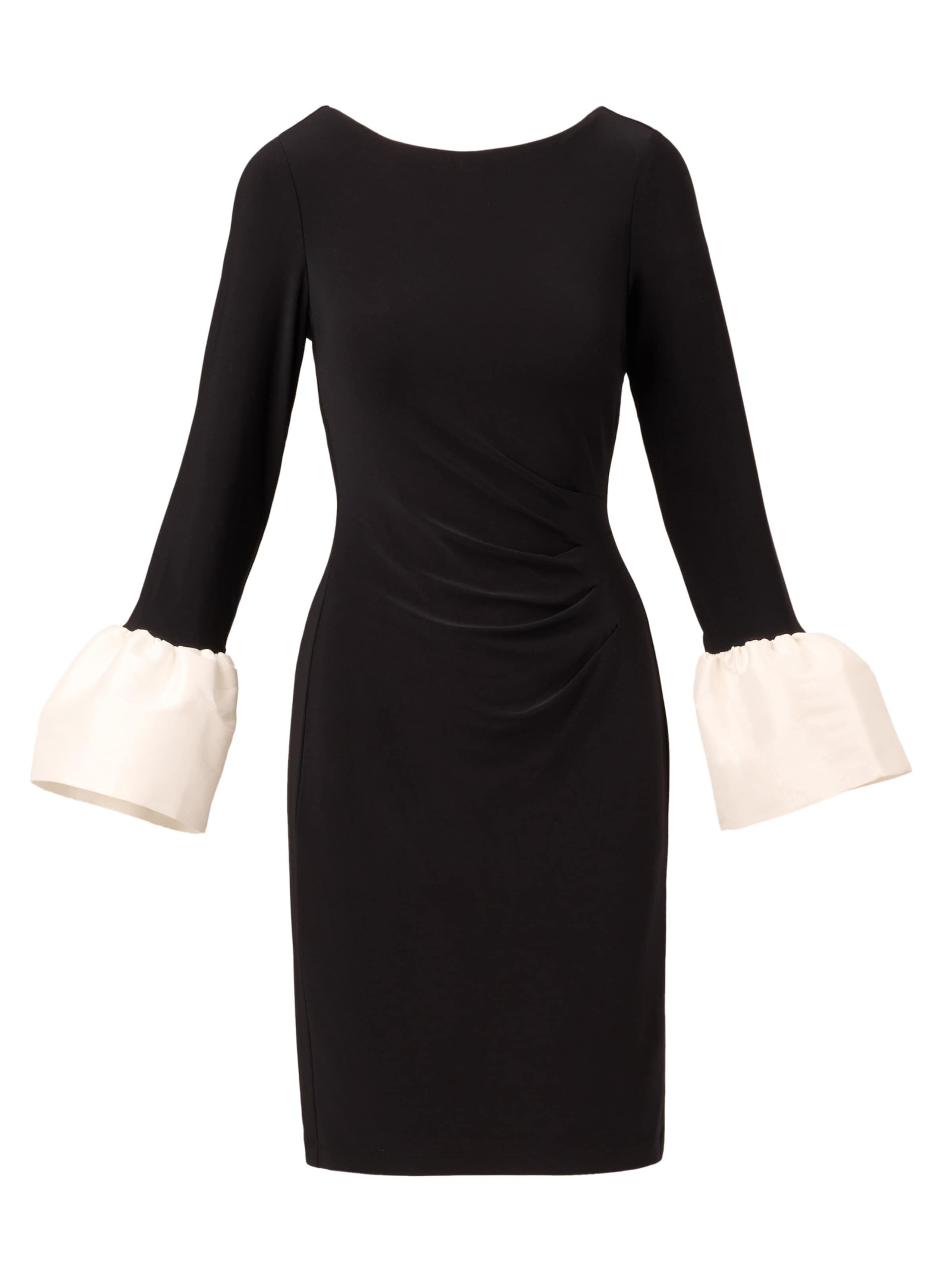 Adrianna Papell Cocktail dress 'Short Dress with Cuff Detail' in Black: front