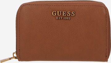 Portamonete 'ARJA' di GUESS in marrone: frontale