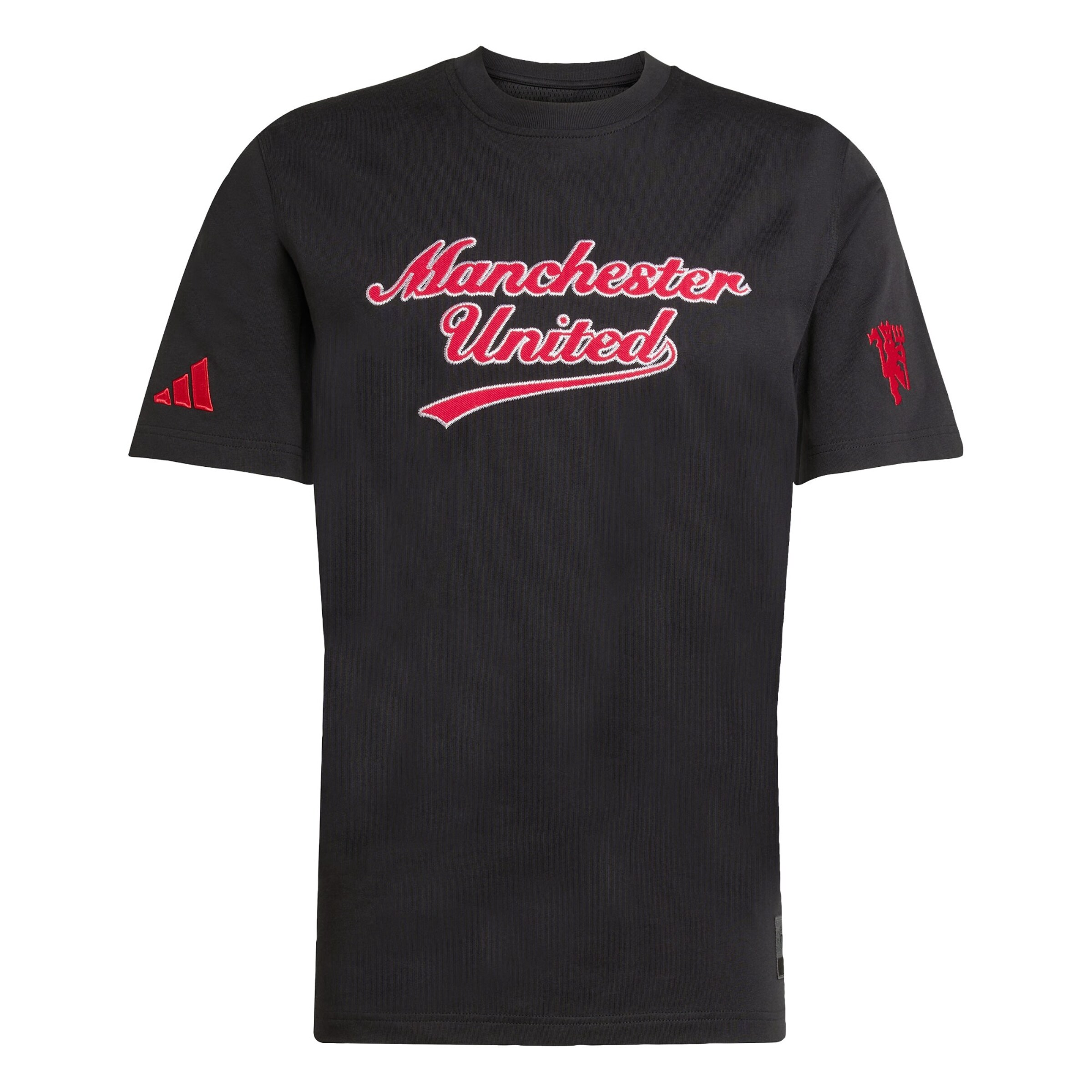 T-Shirt 'Manchester United' ADIDAS ORIGINALS en noir : devant