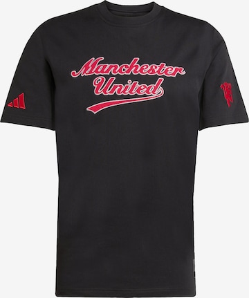 ADIDAS ORIGINALS T-Shirt 'Manchester United' in Schwarz: Vorderseite