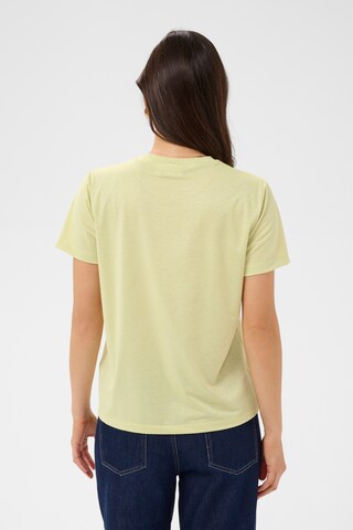 SAINT TROPEZ - Camisa 'SZHaga' em amarelo