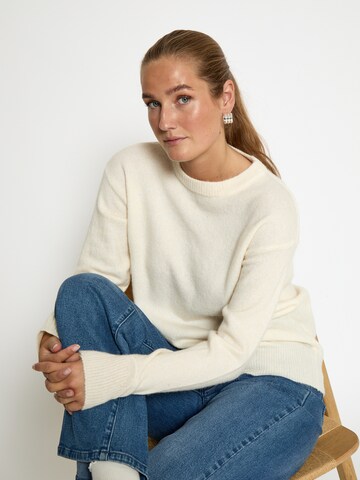 Pull-over 'Kate' Peppercorn en blanc