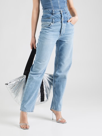 Liu Jo Loosefit Jeans in Blauw: voorkant