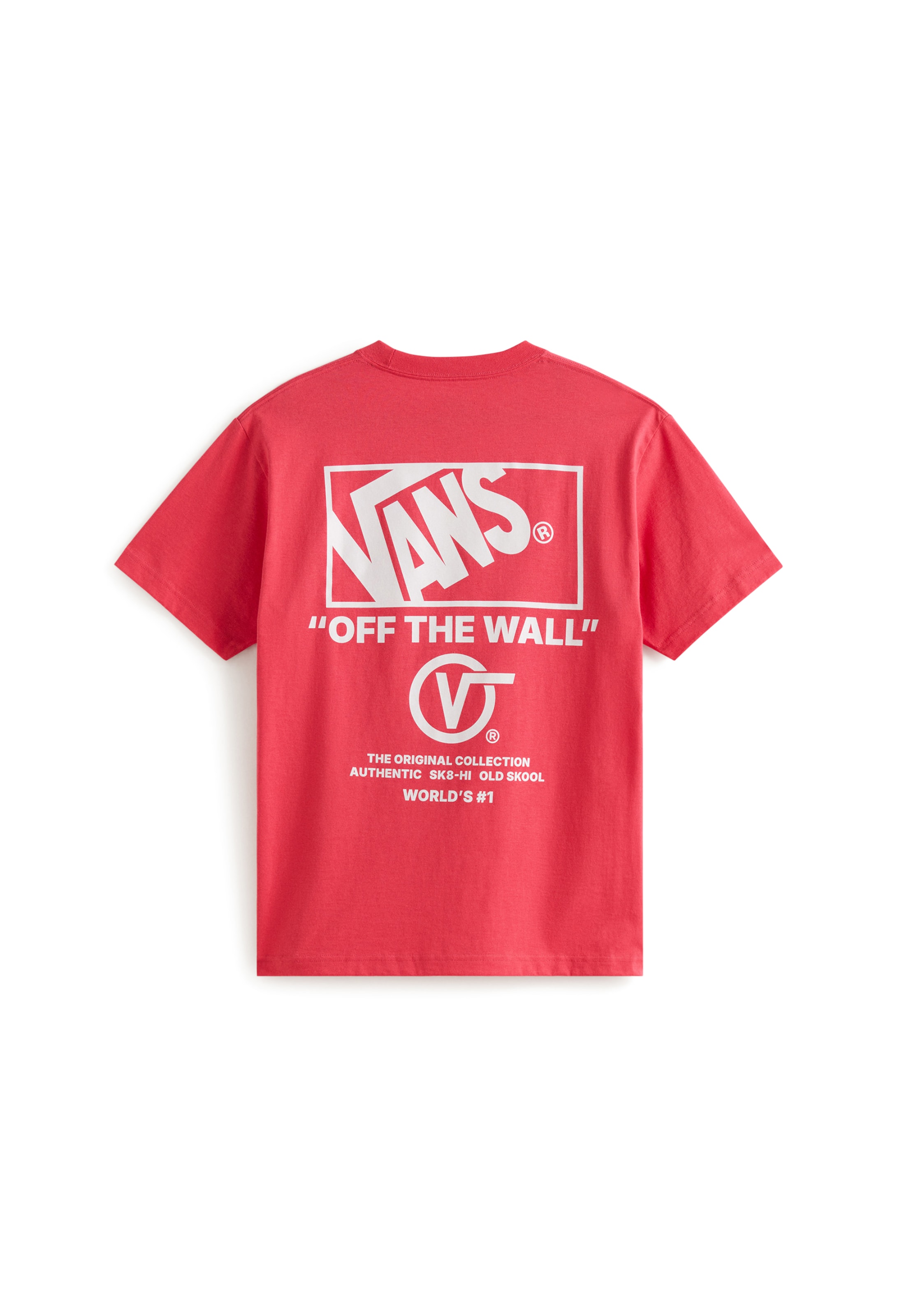 VANS - Camiseta 'Stacked Hi' en rojo