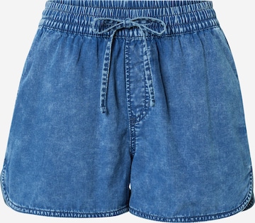 QS Regular Jeans in Blauw: voorkant