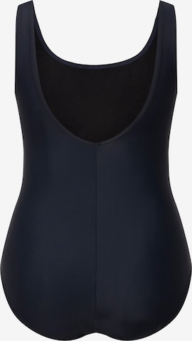 Ulla Popken T-shirt Swimsuit in Blue