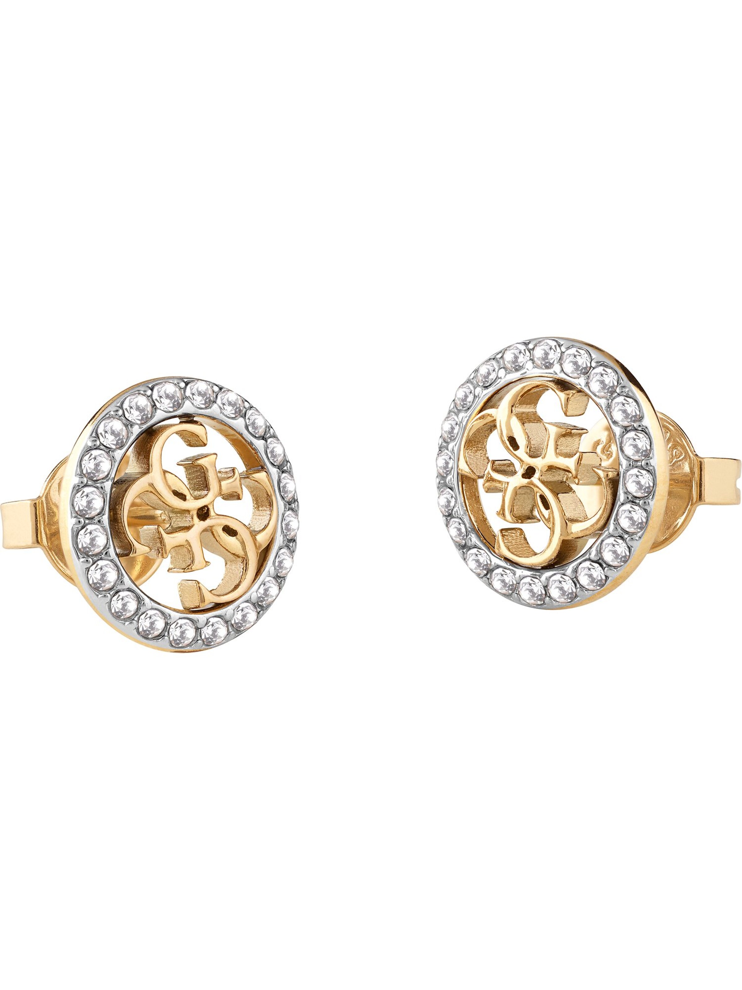 GUESS Earrings 'Life In 4G' in Gold: front