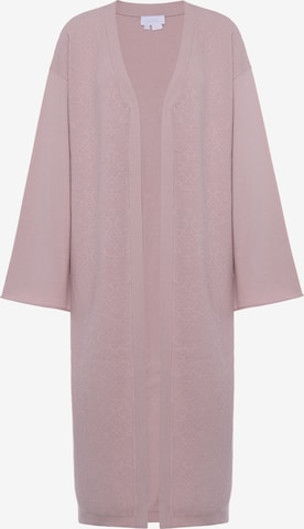 Manteau en tricot usha WHITE LABEL en rose : devant