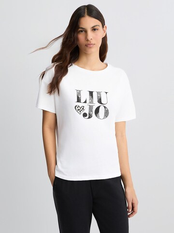 Tricou de la Liu Jo pe alb: față