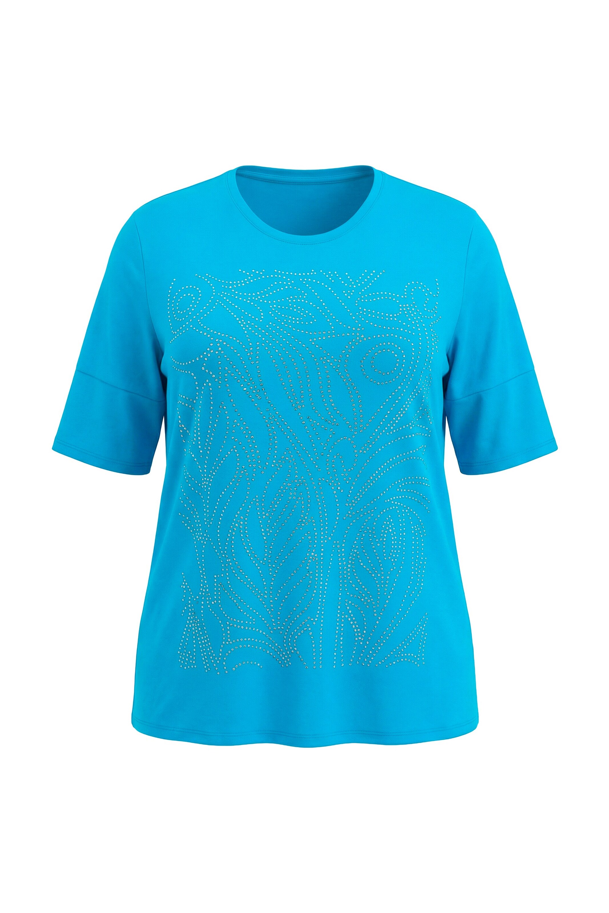 Ulla Popken Shirt in Blau: Vorderseite
