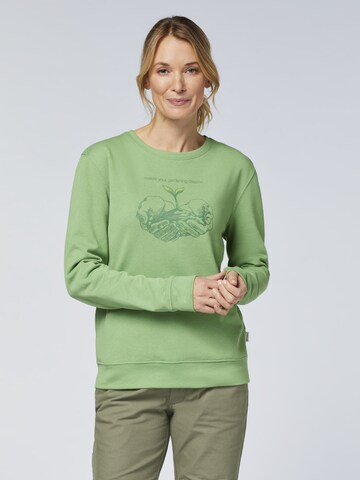 Gardena Sweatshirt in Grün: Vorderseite