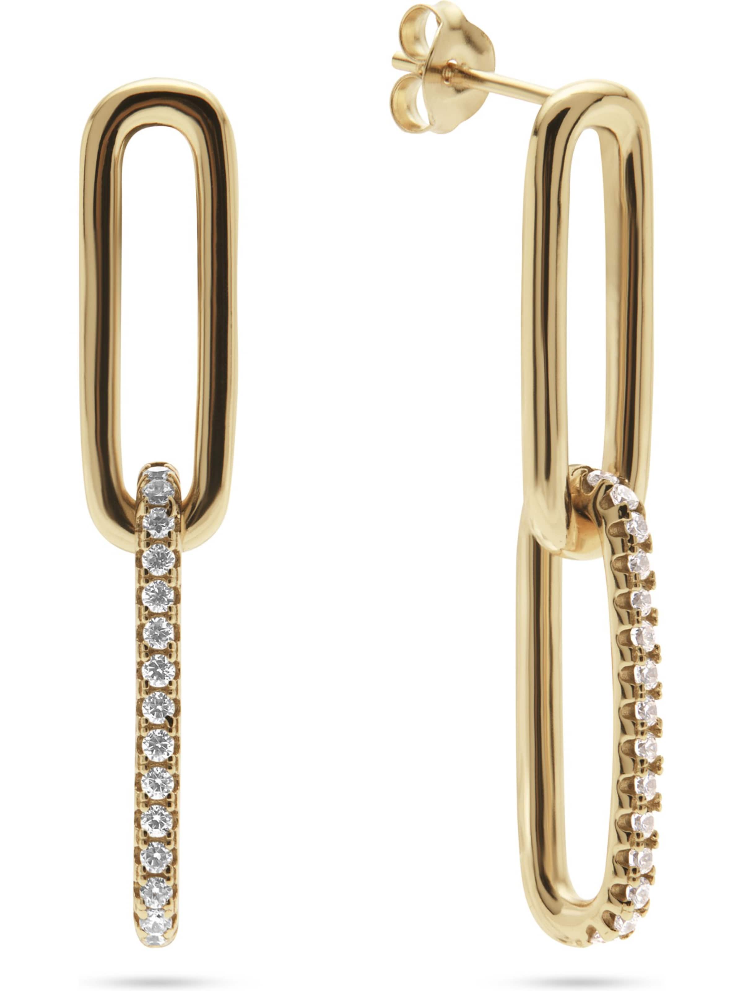 CHRIST Ohrringe in Gold: Vorderseite