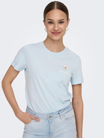 ONLY T-Shirt 'NORA' in Blau: predná strana