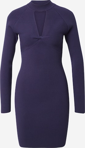 GUESS Knitted dress in Blue: front