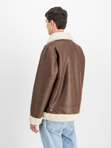 ALPHA INDUSTRIES Between-Season Jacket 'B3 FL' in Brown