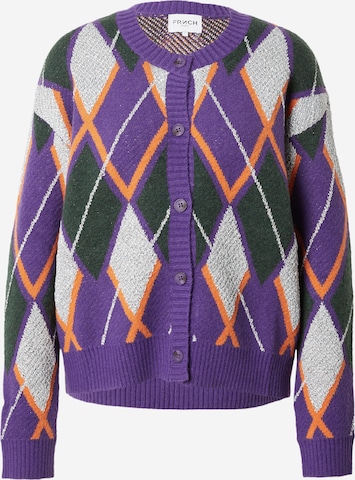 Cardigan 'ALINA' FRNCH PARIS en violet : devant