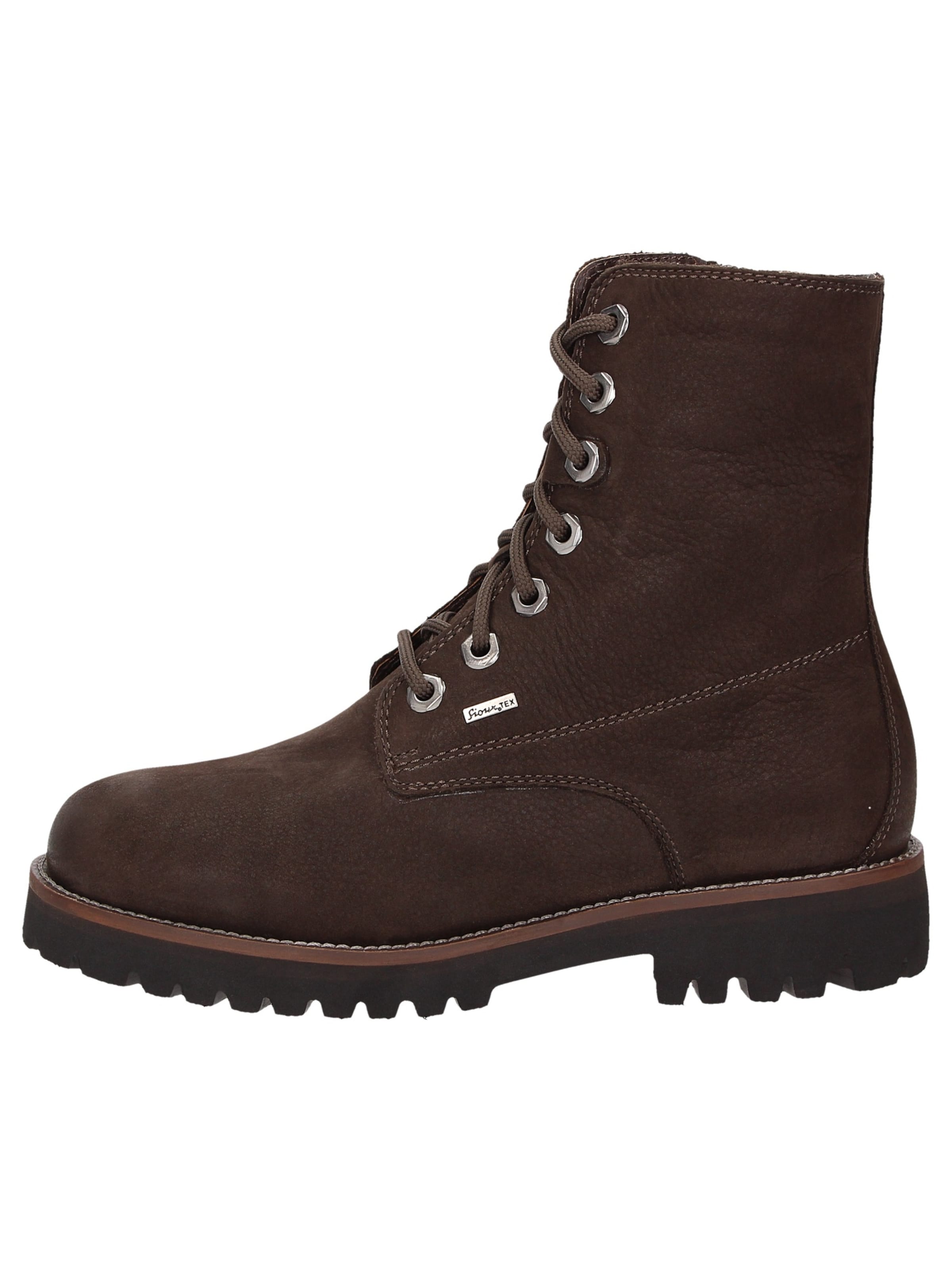 Bottines à lacets ' Elmiana' SIOUX en marron