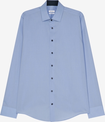 Coupe slim Chemise business SEIDENSTICKER en bleu : devant