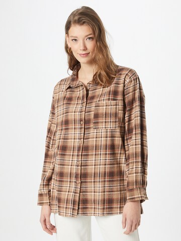 Cotton On Blouse in Brown: front