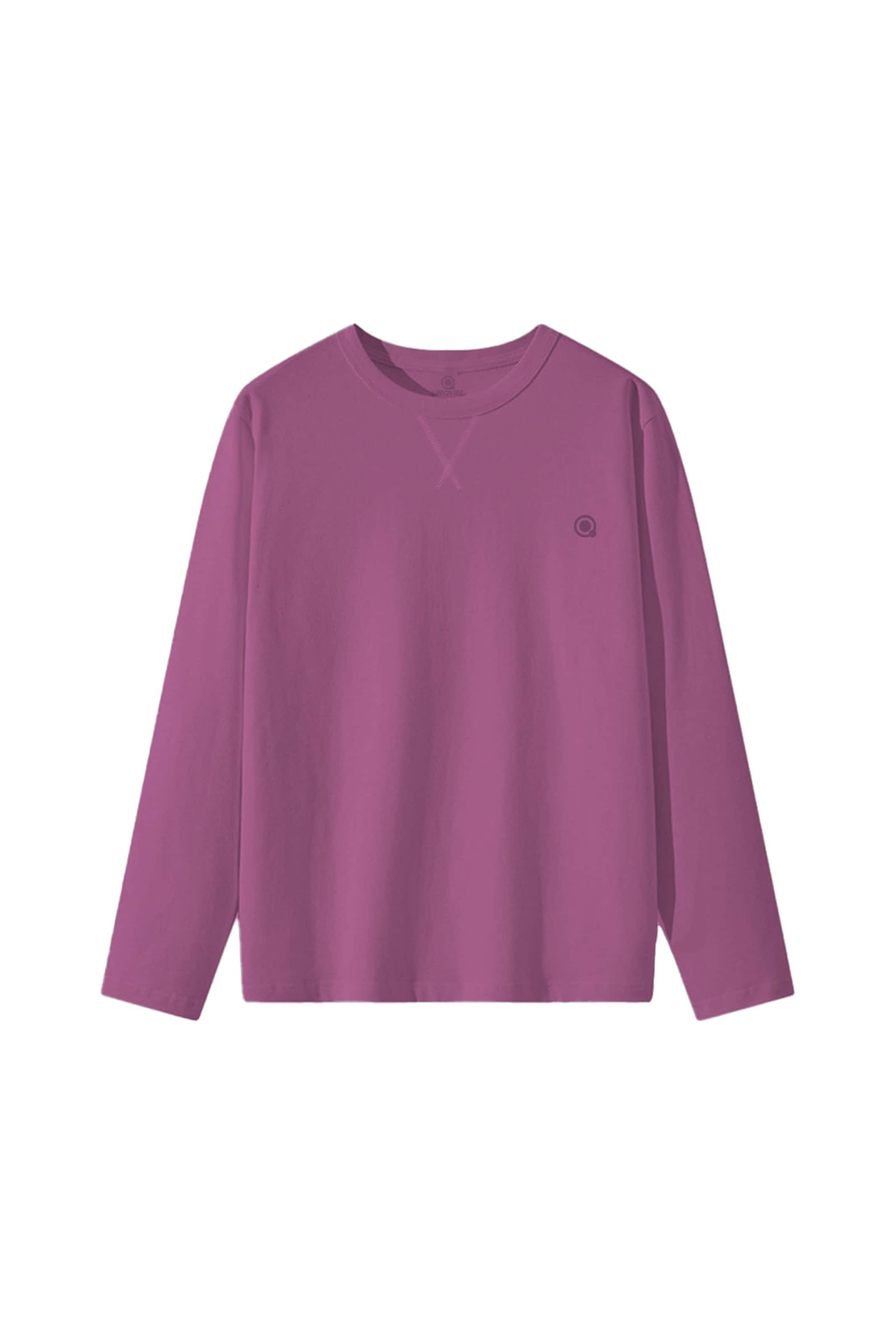 UNIQVIBE Shirt in Lila: voorkant