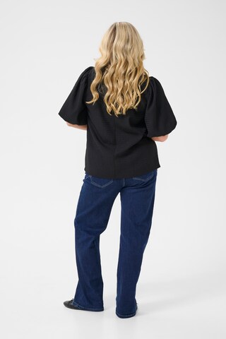 KAFFE CURVE - Blusa 'KCMelana' en negro