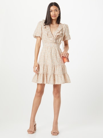 Neo Noir Summer Dress 'Erika' in Beige