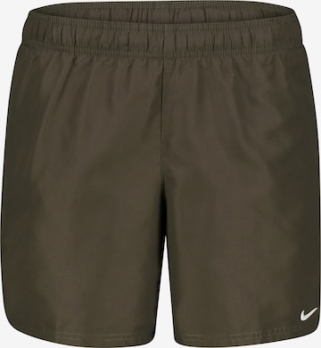 Nike Swim Regular Athletic Swim Trunks in Green: front