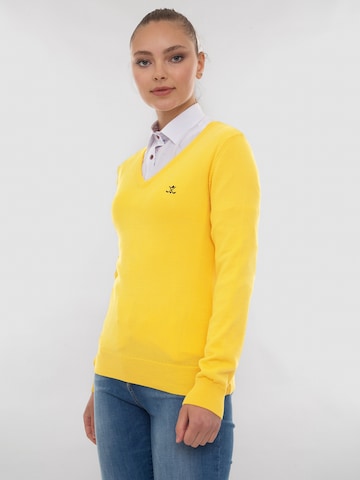 Sir Raymond Tailor Sweater 'Verty' in Yellow