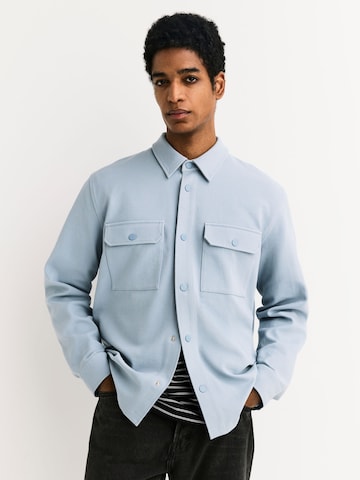 Coupe regular Veste mi-saison Next en bleu : devant