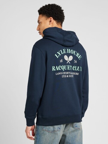 Lyle & Scott - Sweatshirt 'Racquet Club' em azul