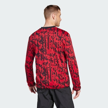 ADIDAS PERFORMANCE Athletic Sweatshirt 'Manchester United' in Red