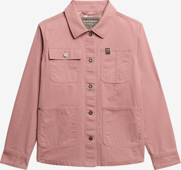 Veste mi-saison 'Chore' Superdry en rose : devant