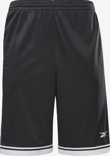 REEBOK Shorts in schwarz / weiß, Produktansicht