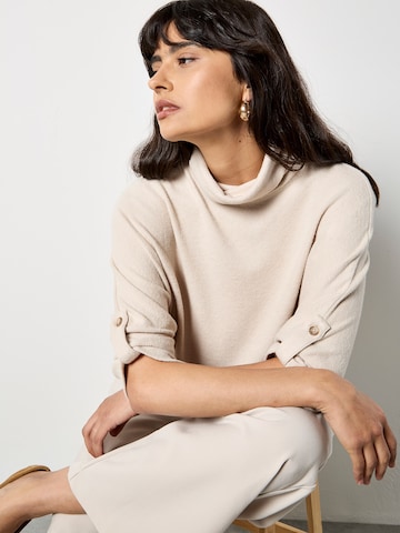 Pull-over 'Soft Touch' Apricot en beige