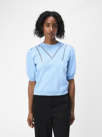 Pull-over OBJECT en bleu : devant