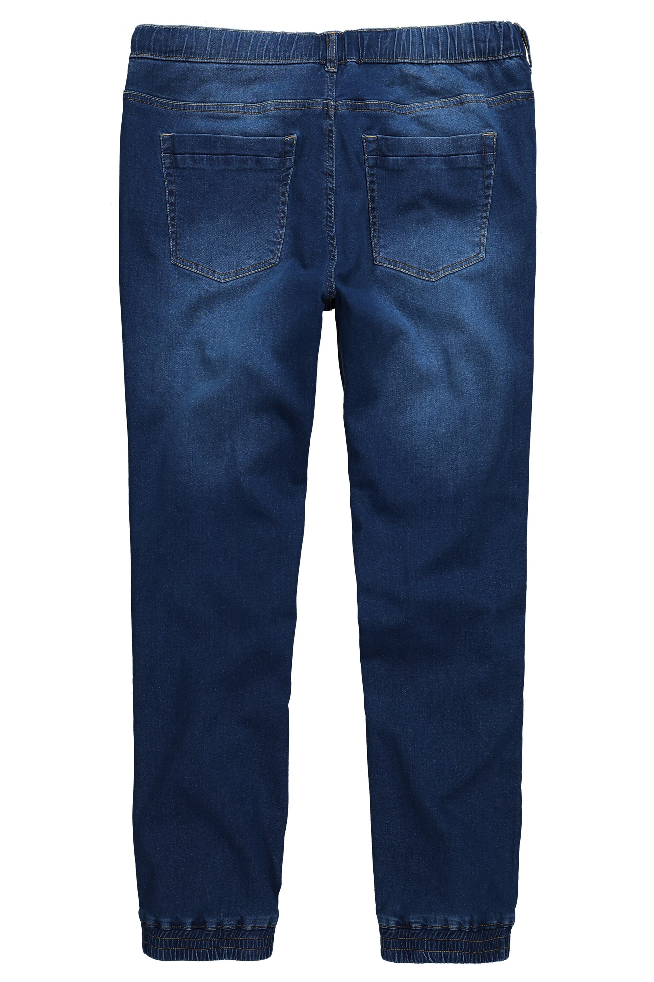 Men Plus Tapered Jeans in Blauw