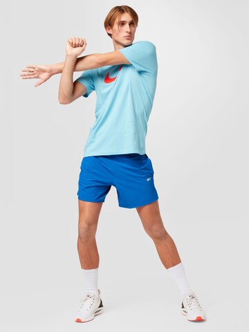 Reebok Regular Sporthose in Blau