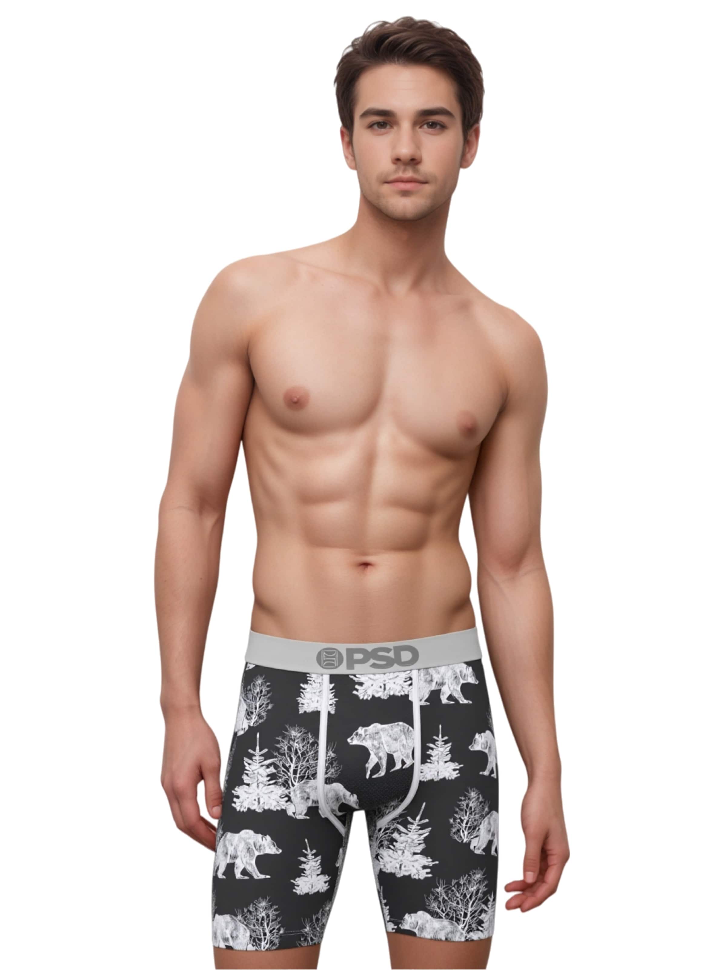 Boxers 'BEAR CHILL' PSD en mélange de couleurs : devant