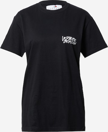 Vertere Berlin Shirt 'ANALOG' in Zwart: voorkant