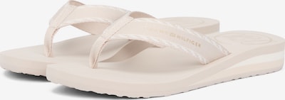 Šlepetės per pirštą iš TOMMY HILFIGER, spalva – akmens, Prekių apžvalga