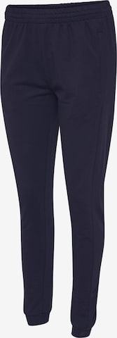 Effilé Pantalon de sport Hummel en bleu